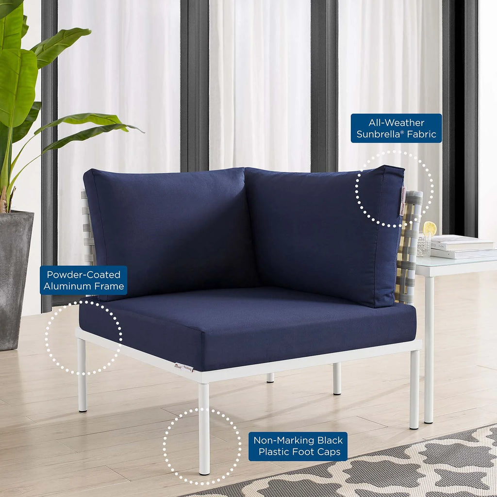 Outdoor Patio Aluminum Corner Chair P952286