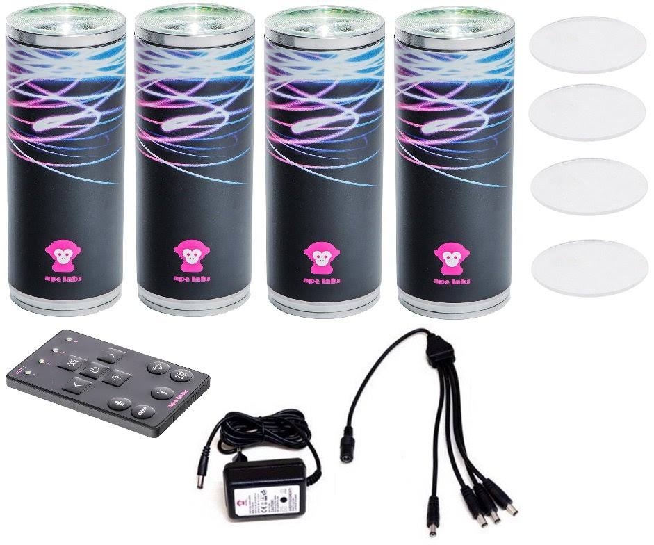 Wireless LED Uplight (Set of 4) O55513