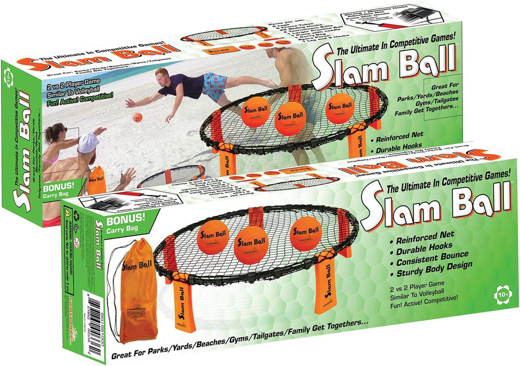 Spike Ball Game with Playing Net, 3 Balls, Carrying Bag and Rules J85780