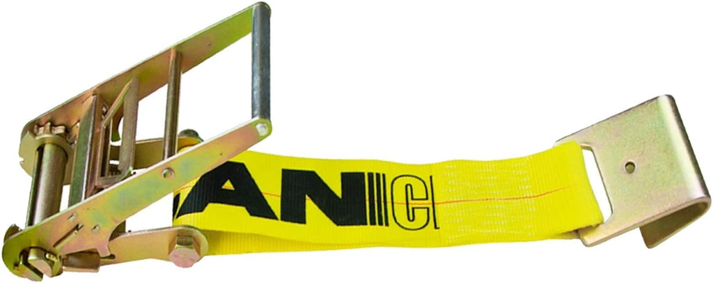 4 Inch x 30 Foot 2 Pack Ratchet Strap with Flat Hooks M277