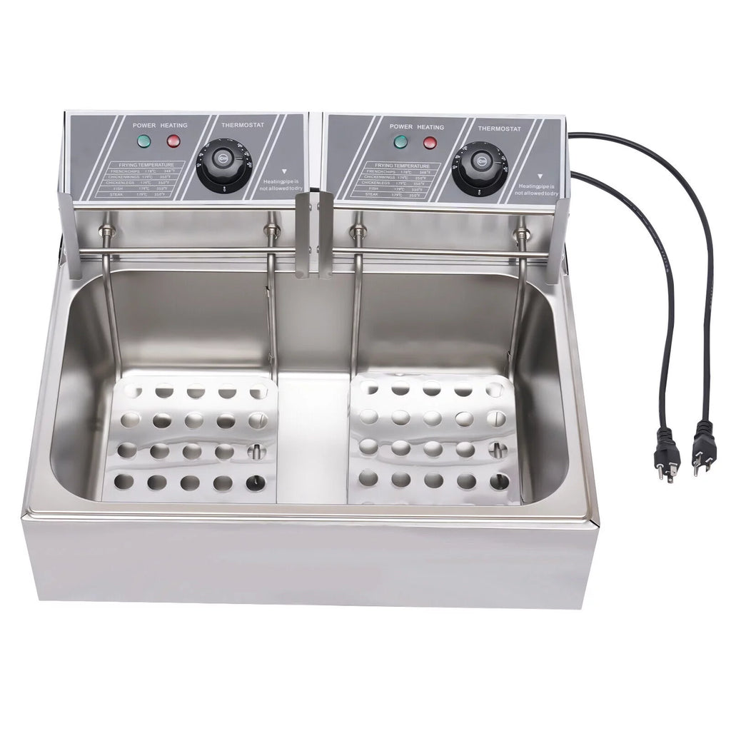 5000W 12L Stainless Steel Electric Deep Fryer J9826