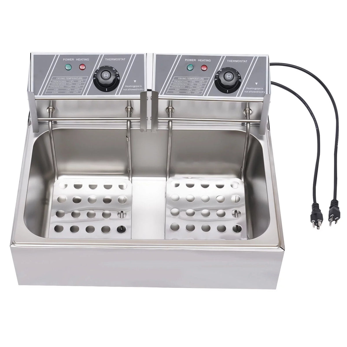 5000W 12L Stainless Steel Electric Deep Fryer J9826