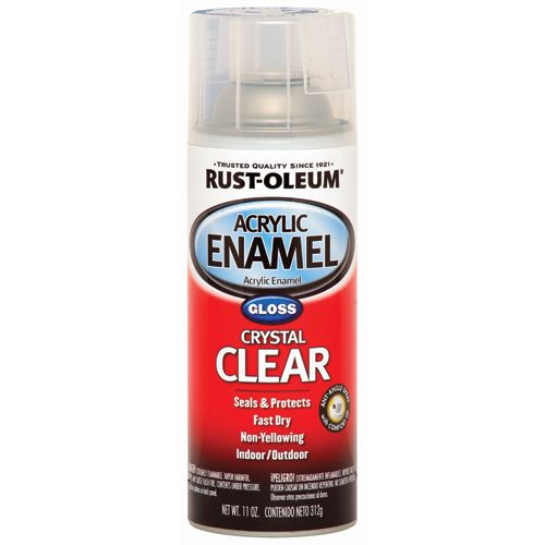 11 oz Gloss Crystal Clear Acrylic Enamel Spray Paint E703