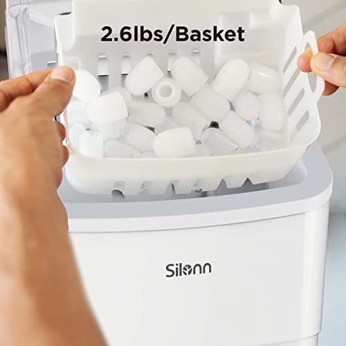 Countertop Ice Maker with Ice Scoop and Basket W5712