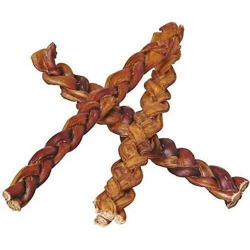 Braided Bully Sticks Dog Treats H84856