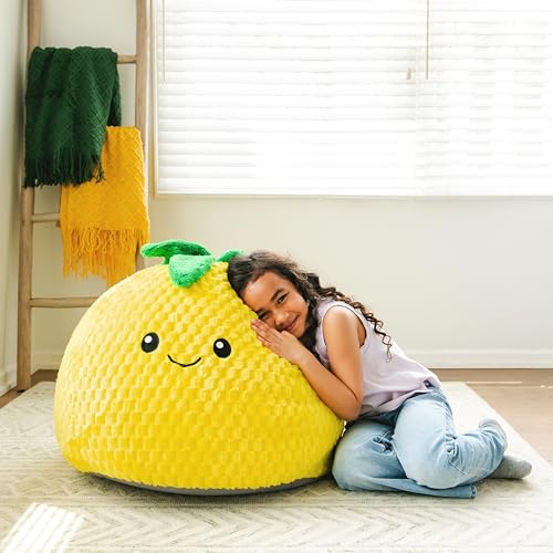 Classic Bean Bag Chair, Sapphire Smartmax, 2 feet Round U966