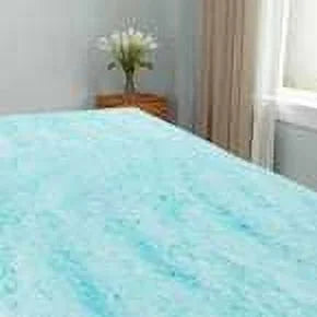Queen Size 4 Inch Cooling Memory Foam Mattress Topper L974162