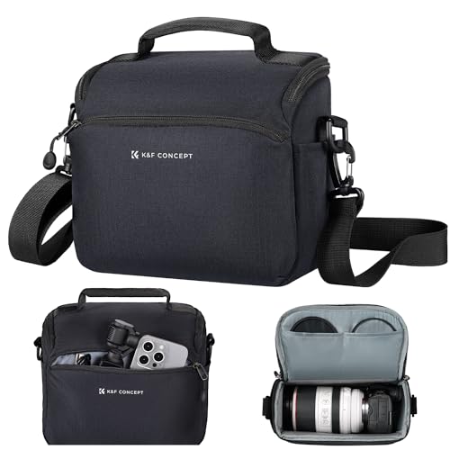 Camera Sling Bag Crossbody Camera Case DSLR SLR Compact Shoulder Photography Bag Beige D945596