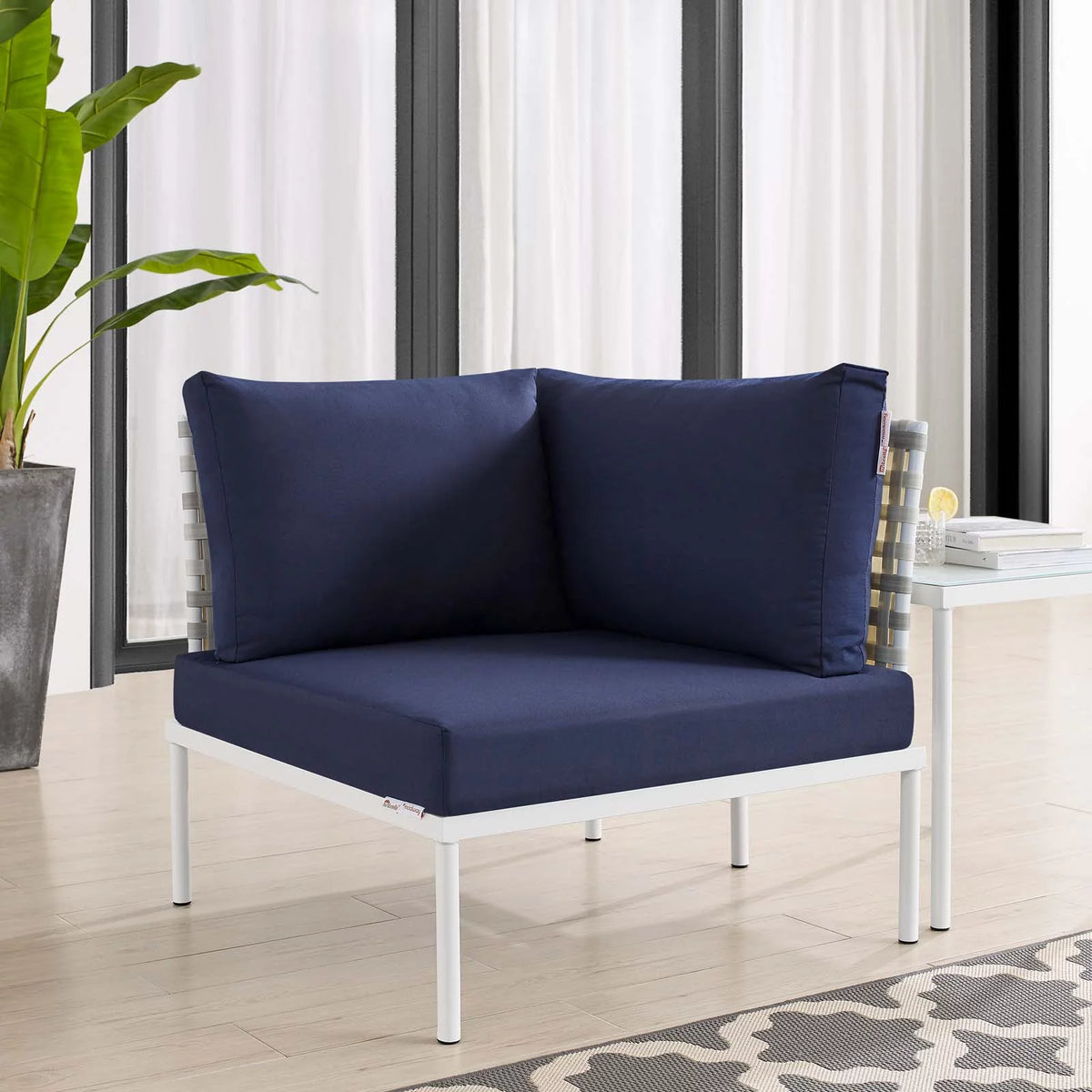 Outdoor Patio Aluminum Corner Chair P952286