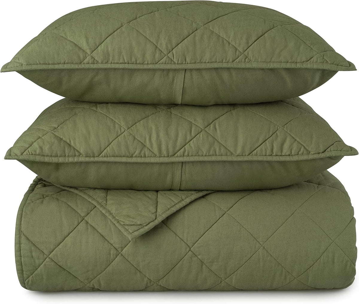 King Cotton Linen Percale Quilt Z86187