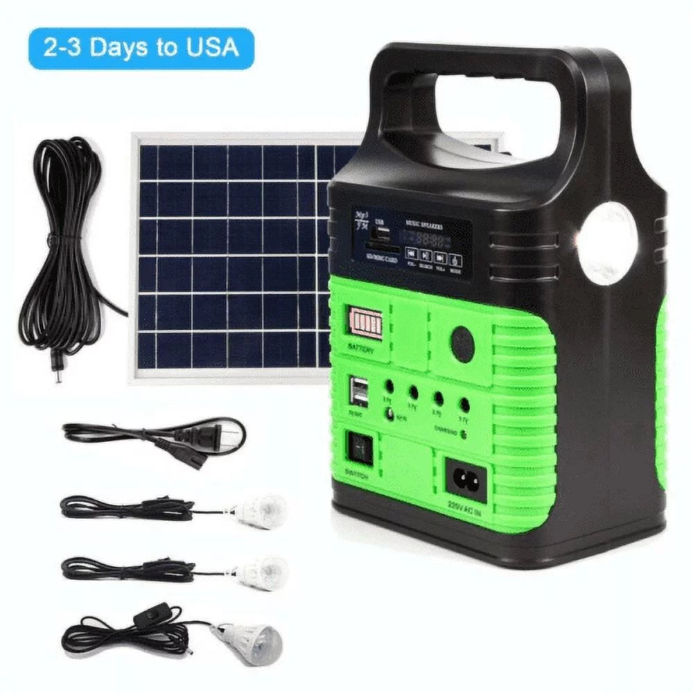 Portable Power Station and Solar Generator with 10W Solar Panel F177421