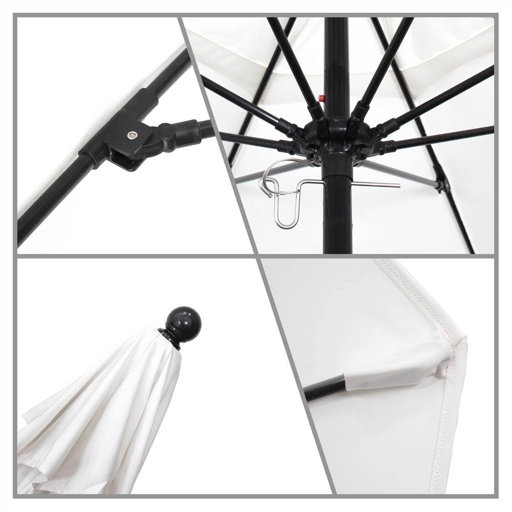 9 ft. Patio Umbrella in Pacifica Navy Fabric P184