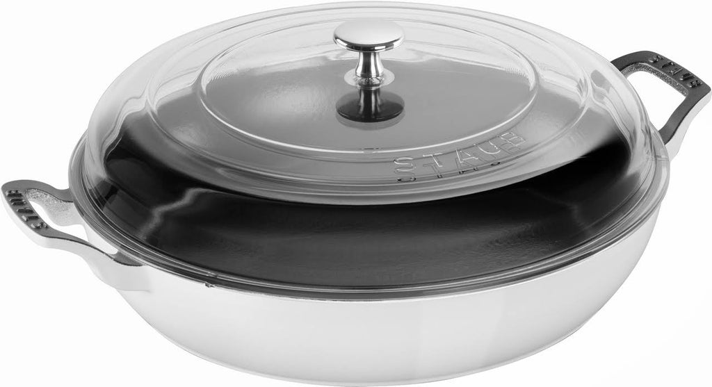 3.5-Quart Cast Iron Braiser with Glass Lid T902