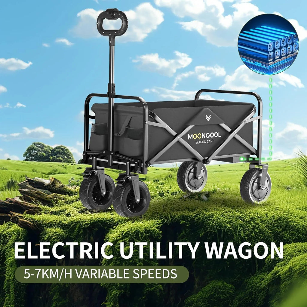 Collapsible Electric Utility Wagon with 8" All-Terrain Wheel F3123