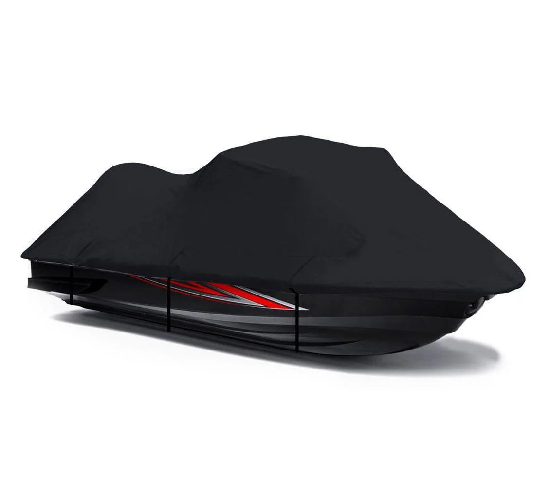 Black Jet Ski PWC Watercraft Cover 2 Seater 118" U639286
