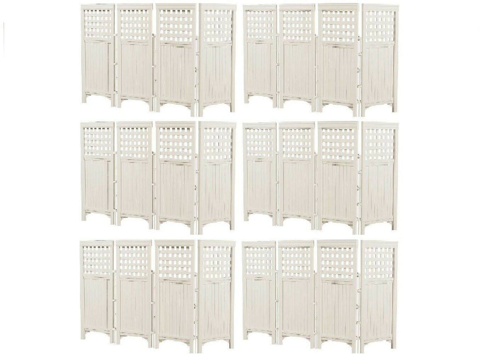 Taupe Steel and Resin 4 Panel Yard Enclosure S693842