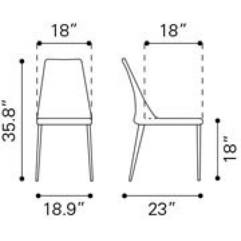 Black Dining Chair A550