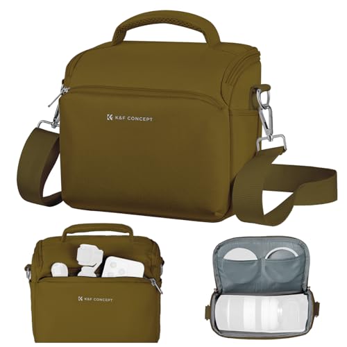 Camera Sling Bag Crossbody Camera Case DSLR SLR Compact Shoulder Photography Bag Beige D945596