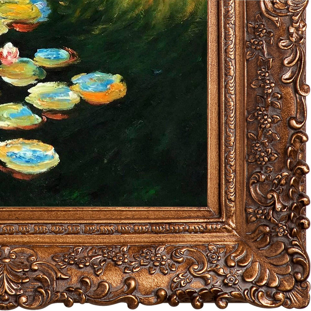Water Lilies with Gold Frame C299