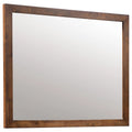 Rectangular Dresser Mirror Dark Brown S19262