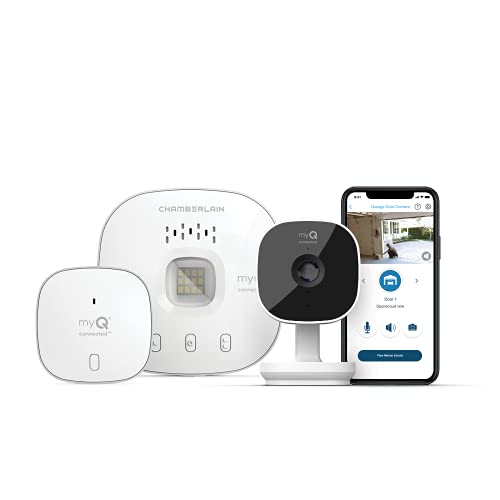 Wireless Garage Hub and Sensor with Wifi & Bluetooth, White W484