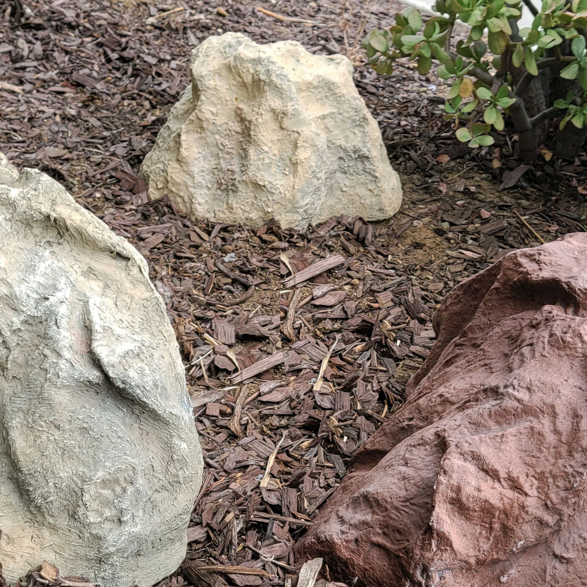 Beige Artificial Boulder 9" H x 13" W x 16" L C3745