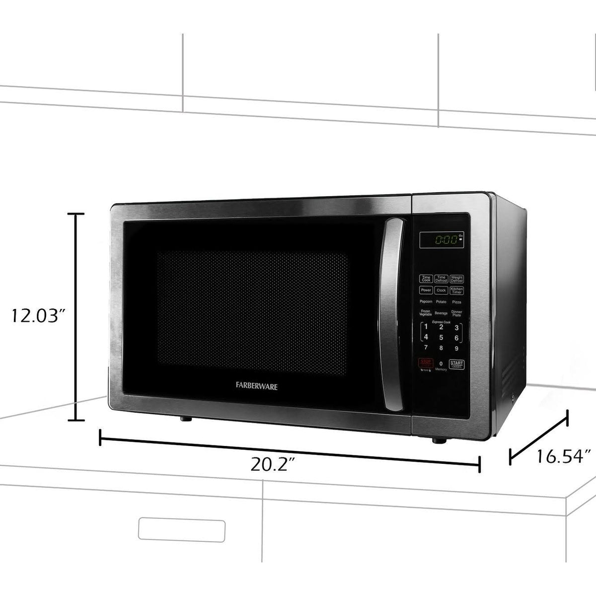 Classic Microwave Oven Q384