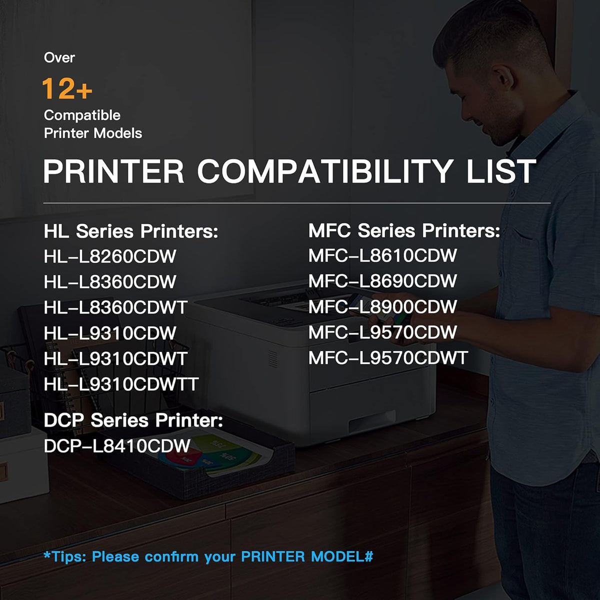 Compatible Toner Cartridge 4 Pack (Black, Cyan, Magenta, Yellow) L797587