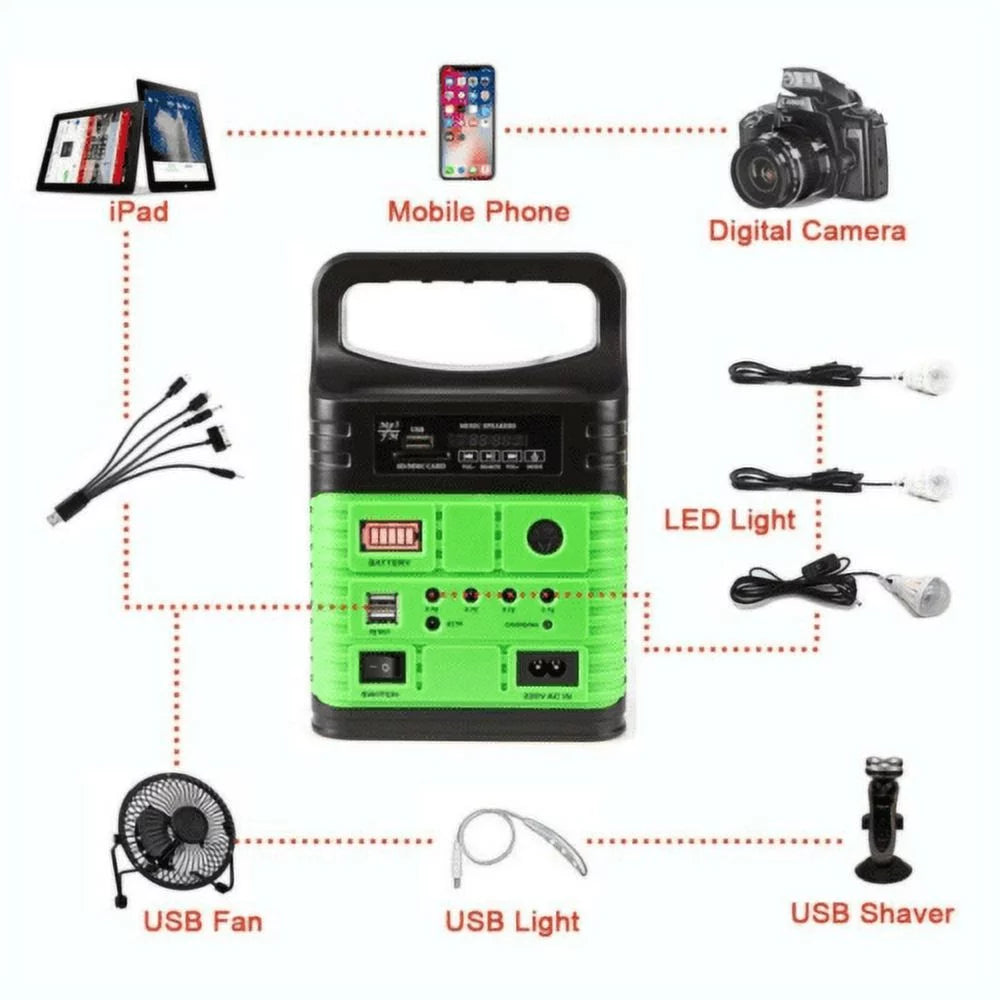 Portable Power Station and Solar Generator with 10W Solar Panel F177421