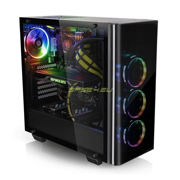Black Midi-Tower Tempered Glass Edition G92879