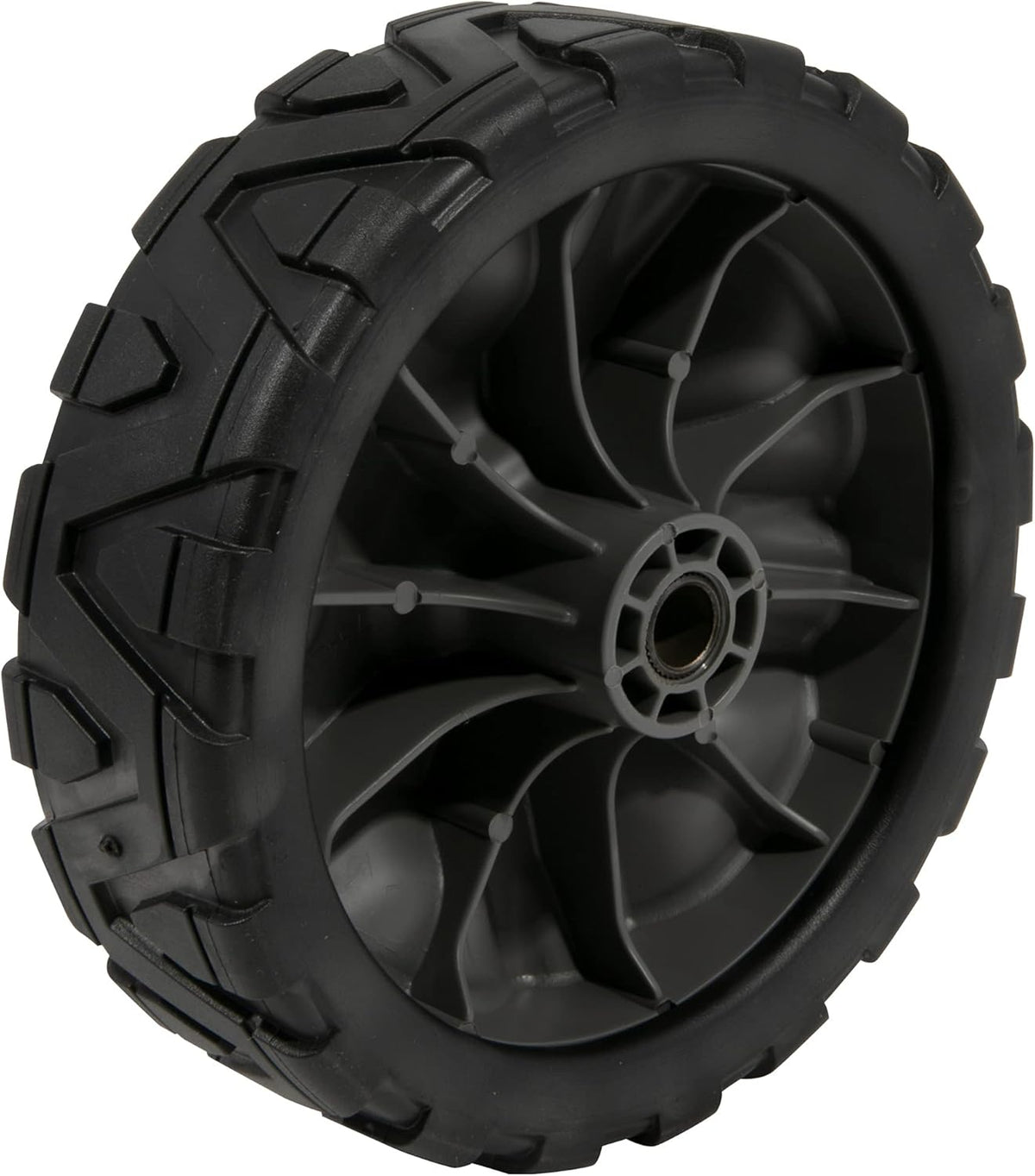 7-Inch Push Wheel for Walk-Behind Mowers, Black Pack of 2 D21863