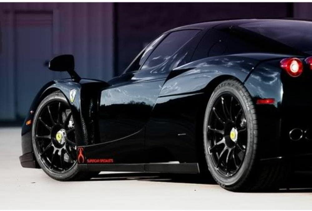 Gloss Black 5ft x 7ft Car Wrap Vinyl Film I602257