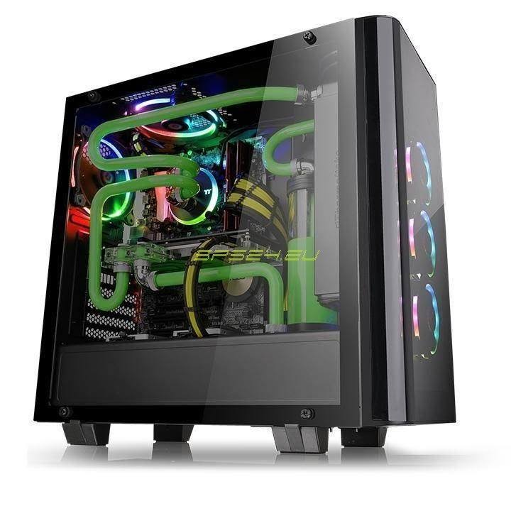 Black Midi-Tower Tempered Glass Edition G92879