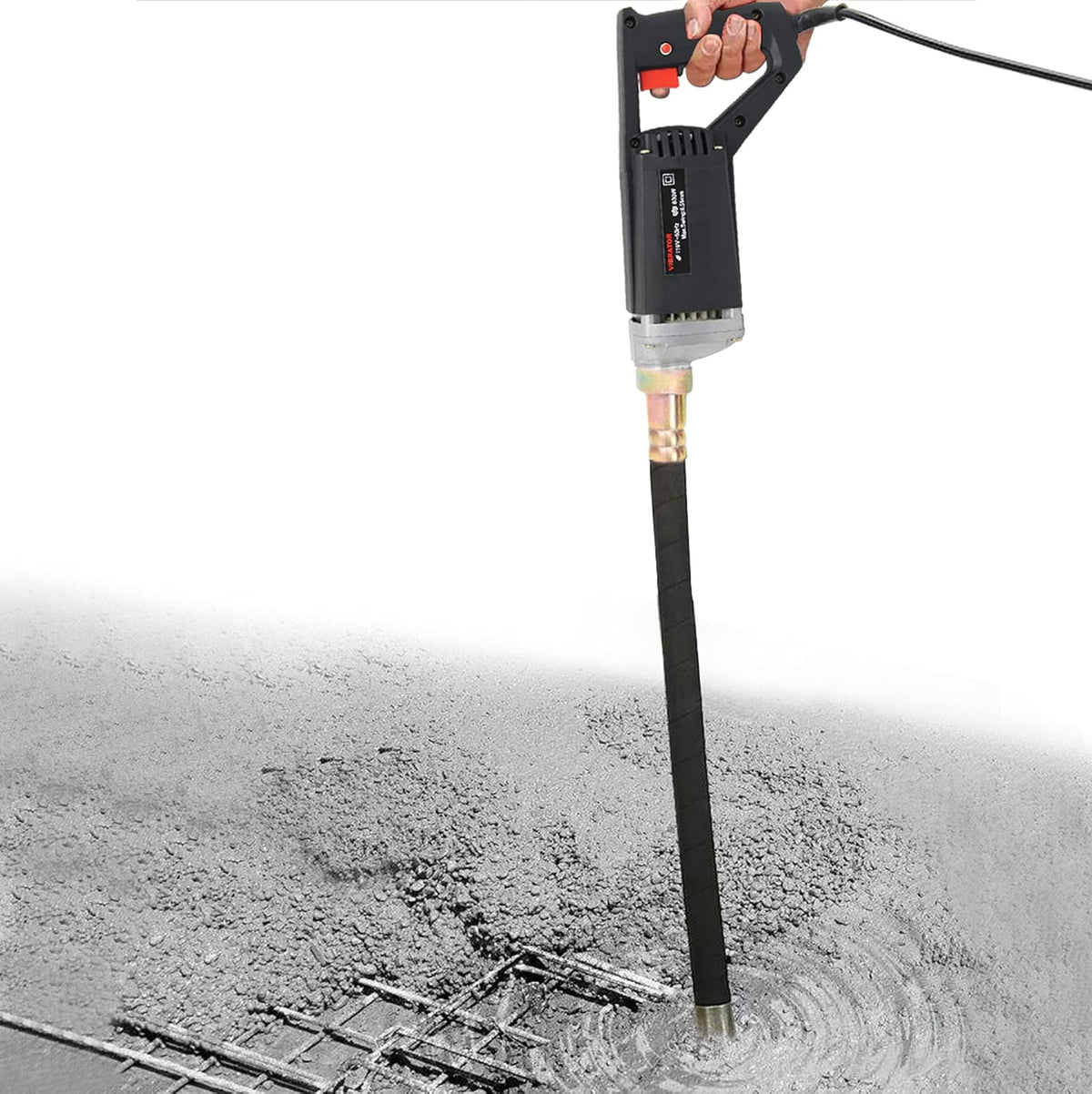 800W 110V Electric Concrete Vibrator 5ft L20629