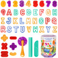 49-Piece Toddler Color Dough Tool Kit with Letters and Numbers I5821