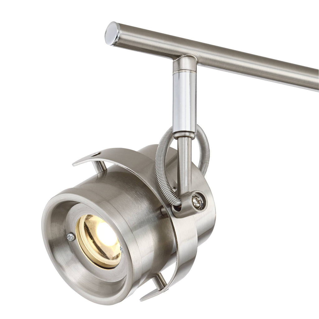 6-Light Satin Nickel LED Track Light U78235