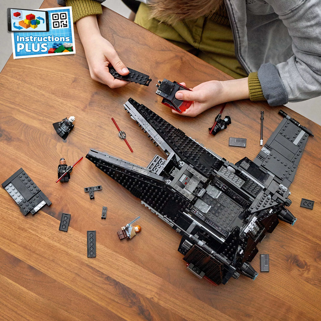 Buildable Toy Starship with Minifigure and Lightsabers Y375394