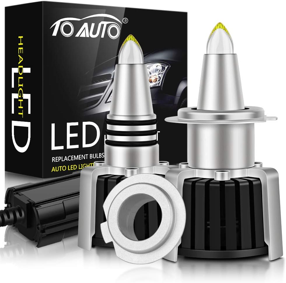 H7 LED Headlight Bulbs 6000K White 20000LM Pack of 2 Z1007