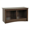 Twin Small Storage Bench in Espresso A58741