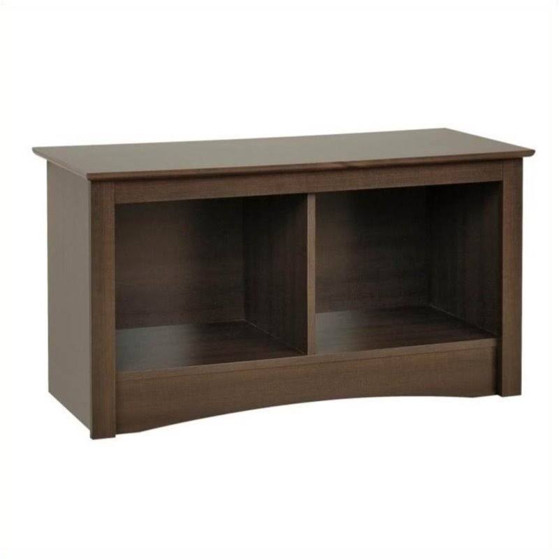 Twin Small Storage Bench in Espresso A58741