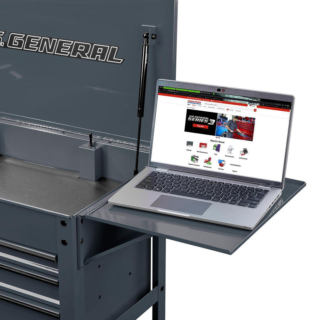 Slate Gray Folding Side Tray T1627