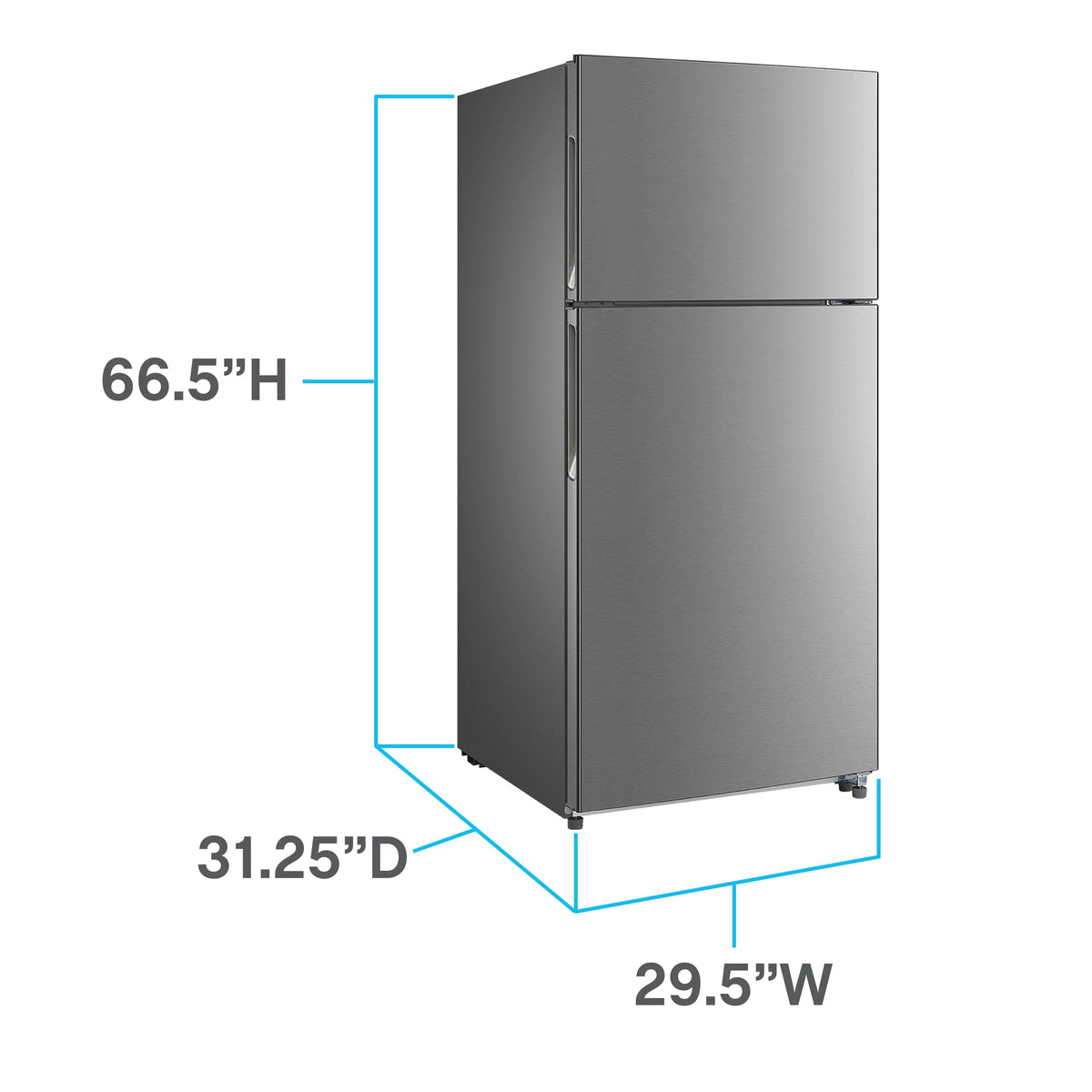 18.0 cu. ft. Stainless Steel Frost-Free Refrigerator U81785