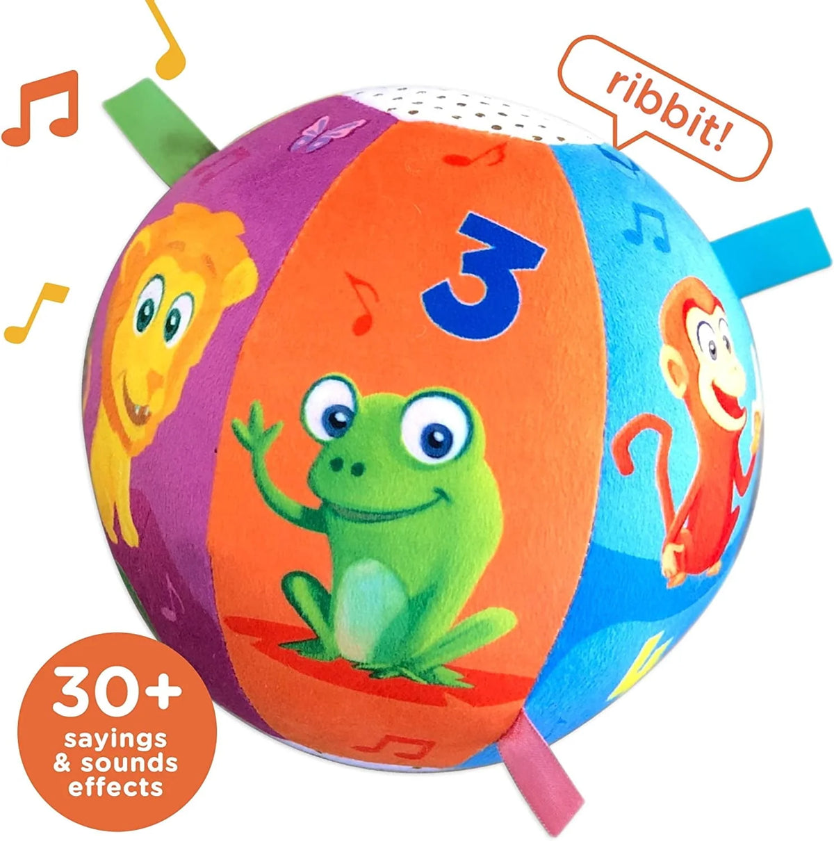 Plush Baby Ball with Music and Sound Effects S2003