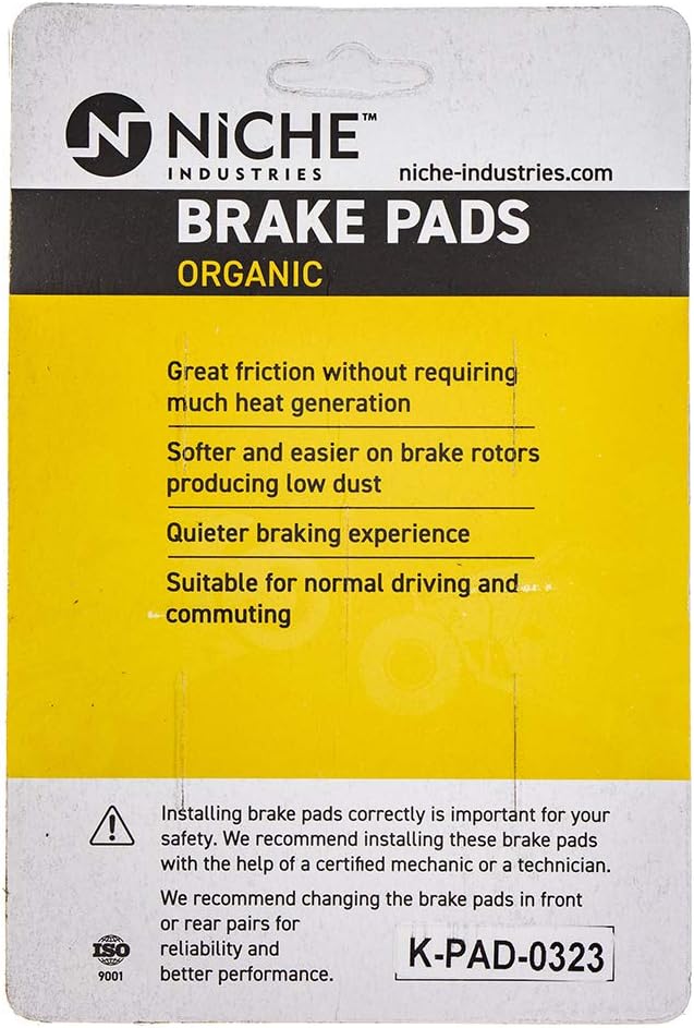 Brake Pad Set Organic Pack of 2 J18639