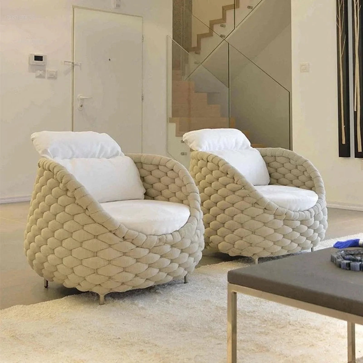 Rattan Chair with Backrest Q217016