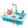 Pretend Play Kitchen Sink Toys with Cooking Stove Pot and Pan M7196